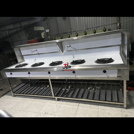 Bếp á 2 họng inox 304