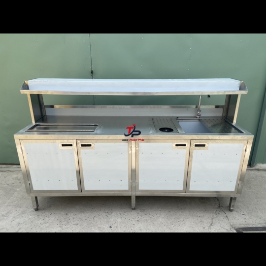 Quầy pha chế inox không rỉ cao cấp