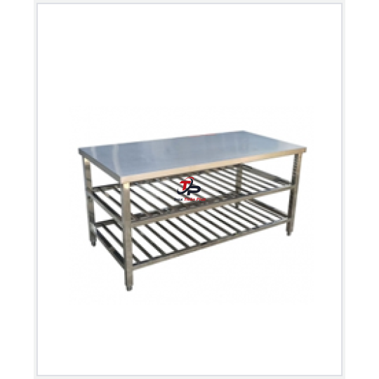 Bàn inox 3 tầng